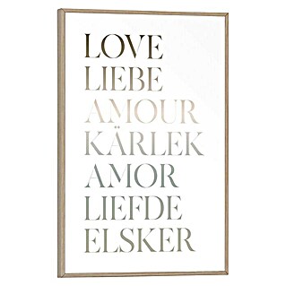 Reinders Bild Slim Frame Wood (Love, B x H: 20 x 30 cm)