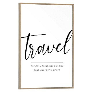 Reinders Bild Slim Frame Wood (Travel, B x H: 20 x 30 cm)