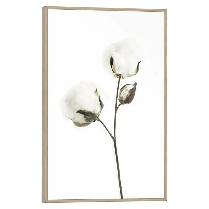 Reinders Bild Slim Frame Wood - Dots of Cotton, B x H: 20 x 30 cm - Vorderansicht
