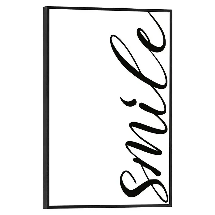 Reinders Bild Slim Frame BlackSmile, B x H: 20 x 30 cm