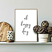 Reinders Bild Slim Frame Wood (Oh Happy Day, B x H: 20 x 30 cm) | BAUHAUS