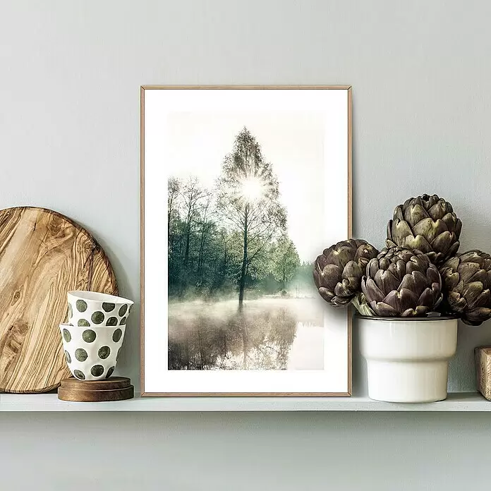 Reinders Bild Slim Frame Wood - Sunny Tree, B x H: 20 x 30 cm - Stimmungsaufnahme