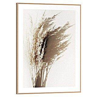 Reinders Bild Slim Frame Wood (Sunny Grass Bouquet, B x H: 30 x 40 cm)