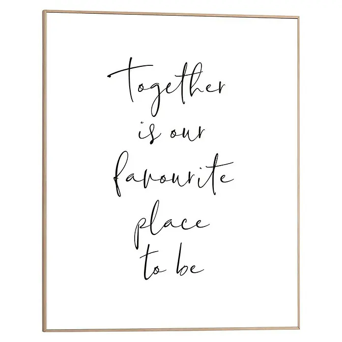 Reinders Bild Slim Frame Wood - Favourite, B x H: 40 x 50 cm - Vorderansicht