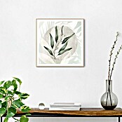 Reinders Bild Slim Frame Wood (Illustrated Leafs, B x H: 50 x 50 cm) | BAUHAUS