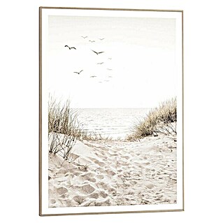 Bild Slim Frame (Design Bild: Strand & Meer, B x H: 50 x 70 cm, Papier, Mit Rahmen)