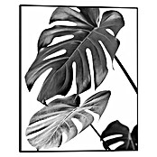 Reinders Bild Slim Frame Black (Monstera Black, B x H: 40 x 50 cm) | BAUHAUS