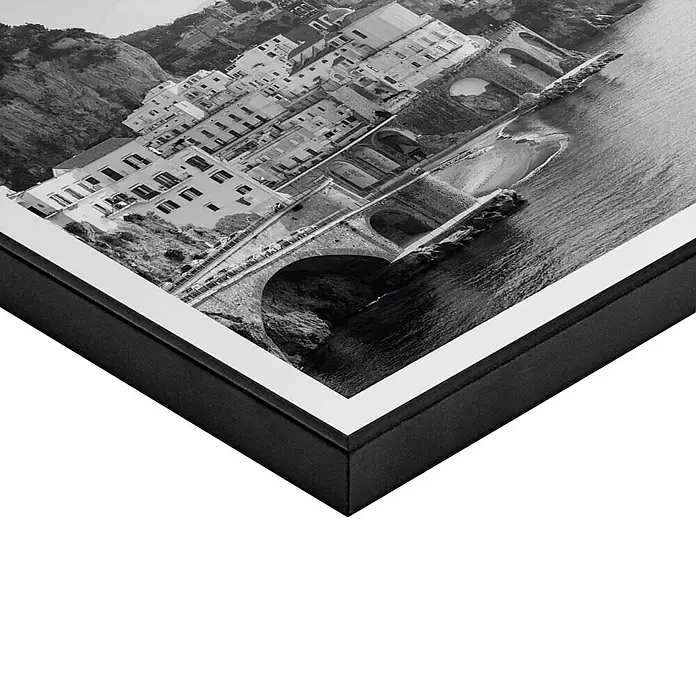 Reinders Bild Slim Frame Black - Amalfi Coast, B x H: 50 x 50 cm - Detailaufnahme