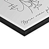 Reinders Bild Slim Frame Black (More Wine Please, B x H: 50 x 50 cm) | BAUHAUS