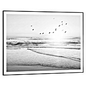 Reinders Bild Slim Frame Black (Beach Serenity, B x H: 70 x 50 cm) | BAUHAUS