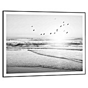 Reinders Bild Slim Frame Black (Beach Serenity, B x H: 70 x 50 cm) | BAUHAUS