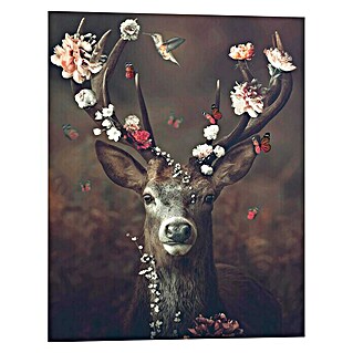 Decoratief paneel (Fauna Flora Deer, b x h: 40 x 50 cm)