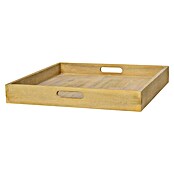 Sunfun Laura Tablett (60 x 60 x 7 cm, Holz, Helles Teakholz) | BAUHAUS