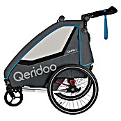 Qeridoo Kinderfahrradanhänger Qupa 1 (Einsitzer, Blue, Geeignet für: Kinder mit max. 116 cm Körpergröße) | BAUHAUS