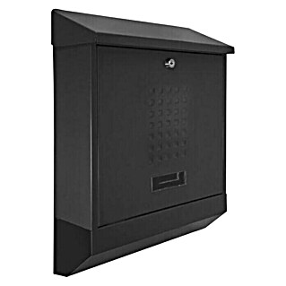 Lienbacher Stenski poštni nabiralnik (Do x Š x V: 36 cm x 12 cm x 460 mm, Nerjavno jeklo, Predal za časopise)