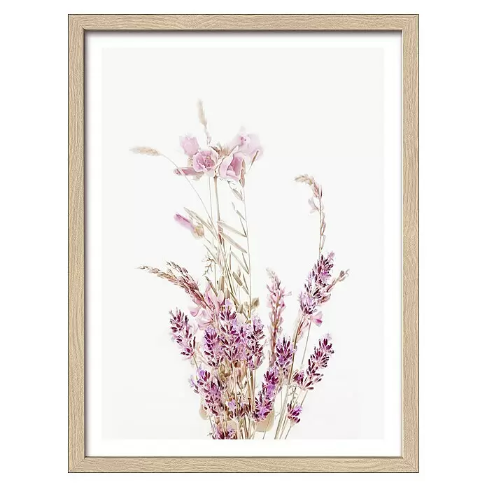 ProArt Bild Slim Scandic - Dried Fiber Purple Flower, B x H: 33 x 43 cm - Vorderansicht