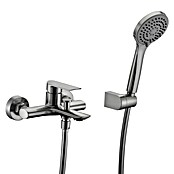 Imex Ural Grifo monomando de bañera (Níquel) | BAUHAUS