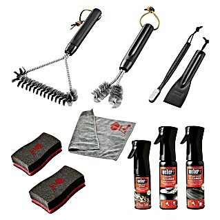 Weber Set para la limpieza para barbacoas esmaltadas Acero inoxidable (10 pzs.)