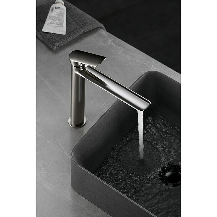 Imex Ural Grifo de lavabo alto (Níquel) | BAUHAUS