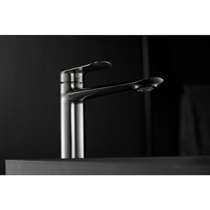 Imex Ural Grifo de lavabo alto (Níquel) | BAUHAUS