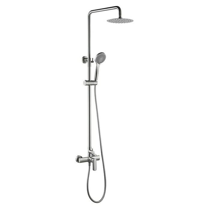 Imex Ural Sistema de ducha (Con grifo monomando, Niquel) | BAUHAUS