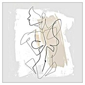 ProArt Leinwandbild (Female Abstract Line Art I, B x H: 30 x 30 cm) | BAUHAUS