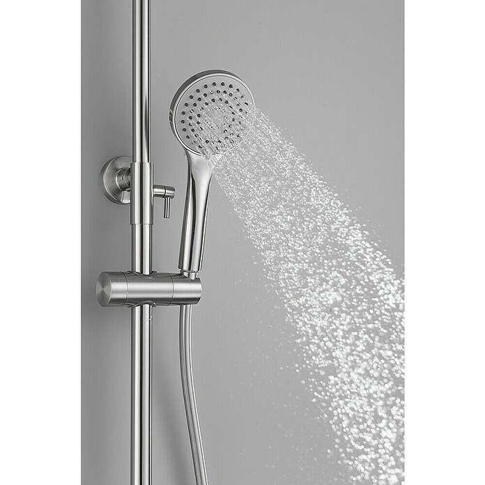 Imex Ural Sistema de ducha (Con grifo monomando, Niquel) | BAUHAUS