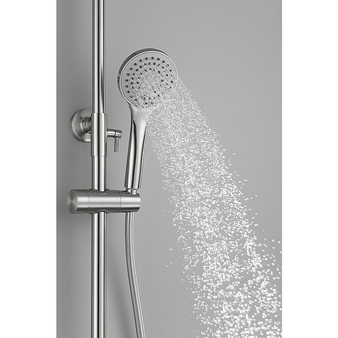 Imex Ural Sistema de ducha (Con grifo monomando, Niquel) | BAUHAUS