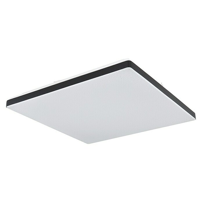 Globo LED stropna svjetiljka Ully  (24 W, D x Š x V: 48,5 x 48,5 x 6 cm, Bijela, Crna) | BAUHAUS