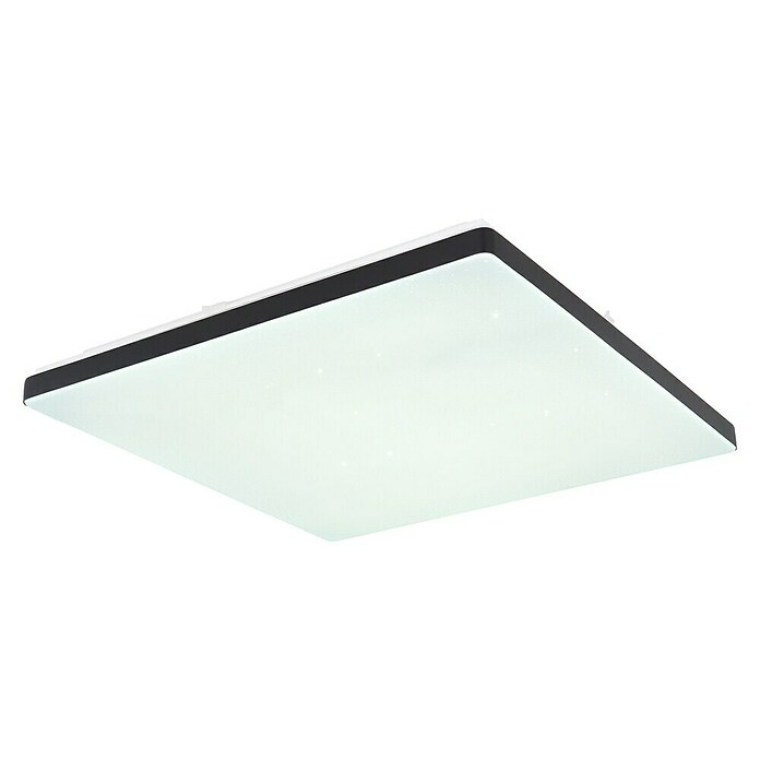 Globo LED stropna svjetiljka Ully  (24 W, D x Š x V: 48,5 x 48,5 x 6 cm, Bijela, Crna) | BAUHAUS