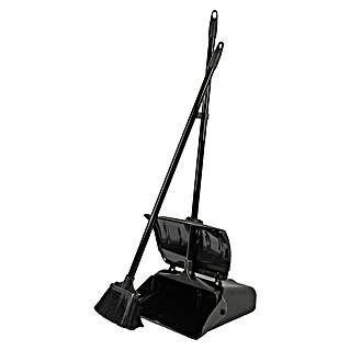 Talen Tools Stoffer en blik met lange steel (Kunststof, Zwart)