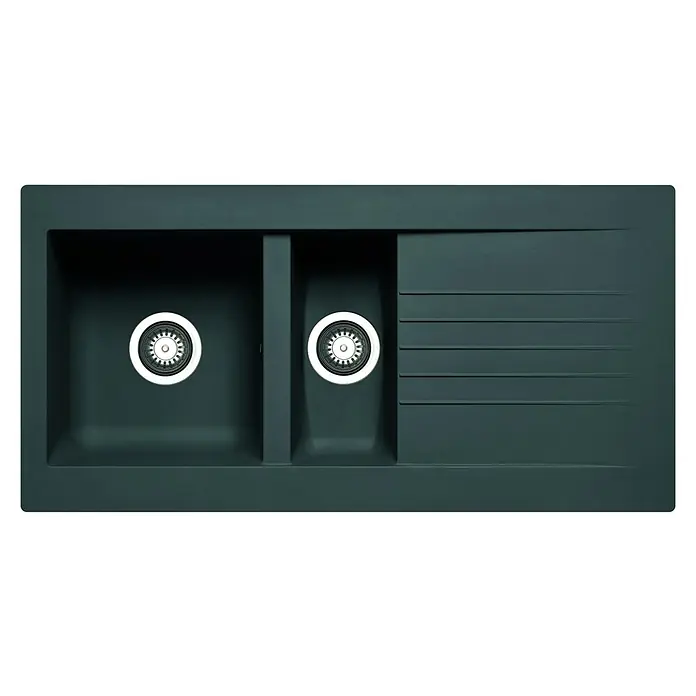 Pyramis Einbauspüle Siroko100 x 50 cm, Schwarz