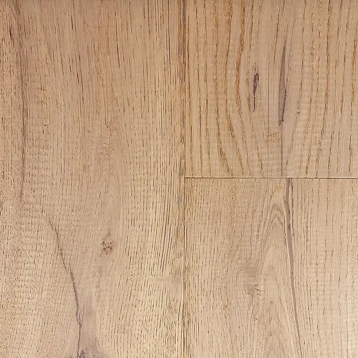 Parkett - Eiche Antique Davos, Landhausdiele, 1.900 x 190 x 15 mm - Hochwertiges Laminatbodenmuster in hellbraunen Holztönen mit feiner Maserung für ein natürliches Wohnambiente.