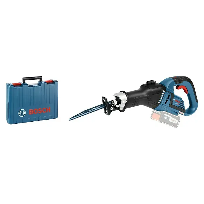 Bosch Professional AMPShare 18V Akku-Säbelsäge GSA 18V-32 - 18 V, Ohne Akku, 0 /min - 2.500 /min, Koffer - Bosch Säbelsäge mit Zubehör und Transportkoffer. Das perfekte Set für Profis und Heimwerker. Leistungsstark und vielseitig einsetzbar.