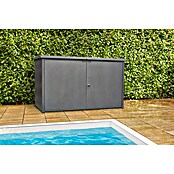 Sunfun Garten-Aufbewahrungsbox (L x B x H: 206 x 111 x 122 cm, Anthrazit) | BAUHAUS