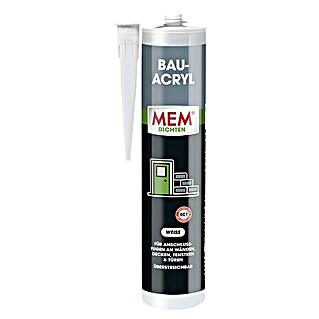 MEM Bau-Acryl (Weiß, 300 ml)