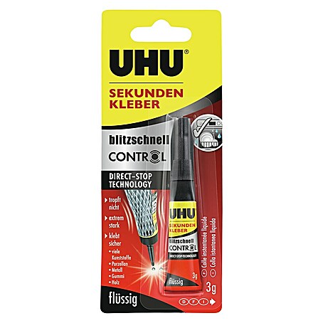 UHU Blitzschnell Sekundenkleber Control XL (3 g)