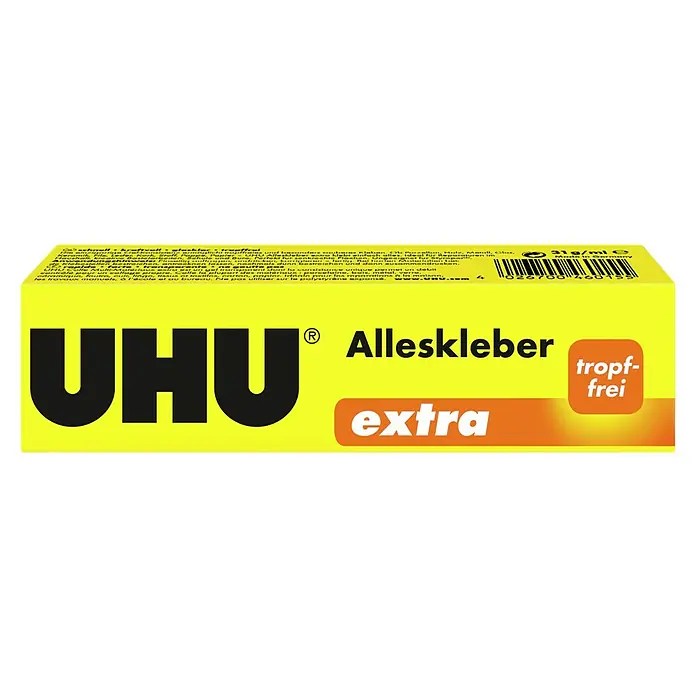 UHU Alleskleber extra - 31 g, Gelartig, Gebrauchsfertig - UHU Alleskleber extra: Ein zuverlässiger und tropffreier Klebstoff für vielfältige Anwendungen im Haushalt und Büro.