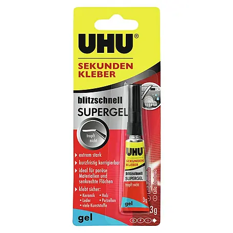 UHU  Sekundenkleber Blitzschnell Supergel