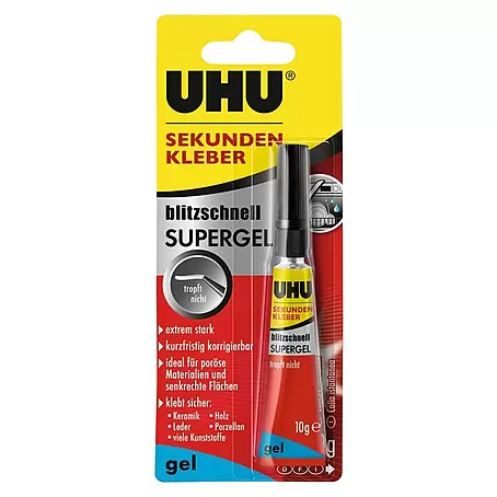 UHU  Sekundenkleber Blitzschnell Supergel