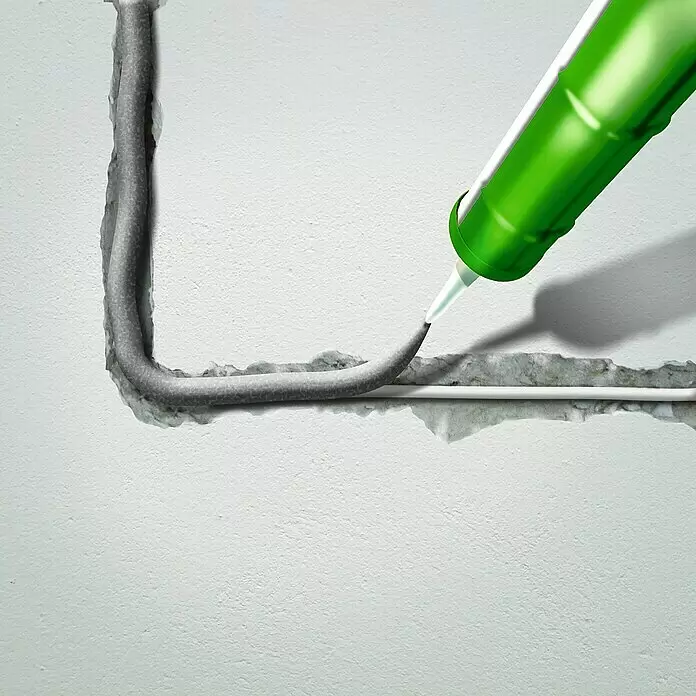 MEM Reparaturmörtel Fix&Fertig - Zementgrau, 300 ml - Anwendungsbeispiel