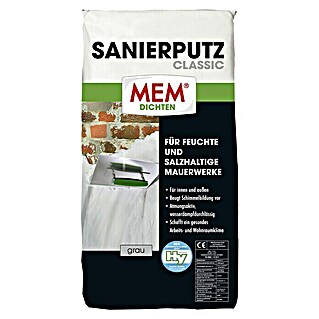 MEM Sanierputz Classic (25 kg, Grau)