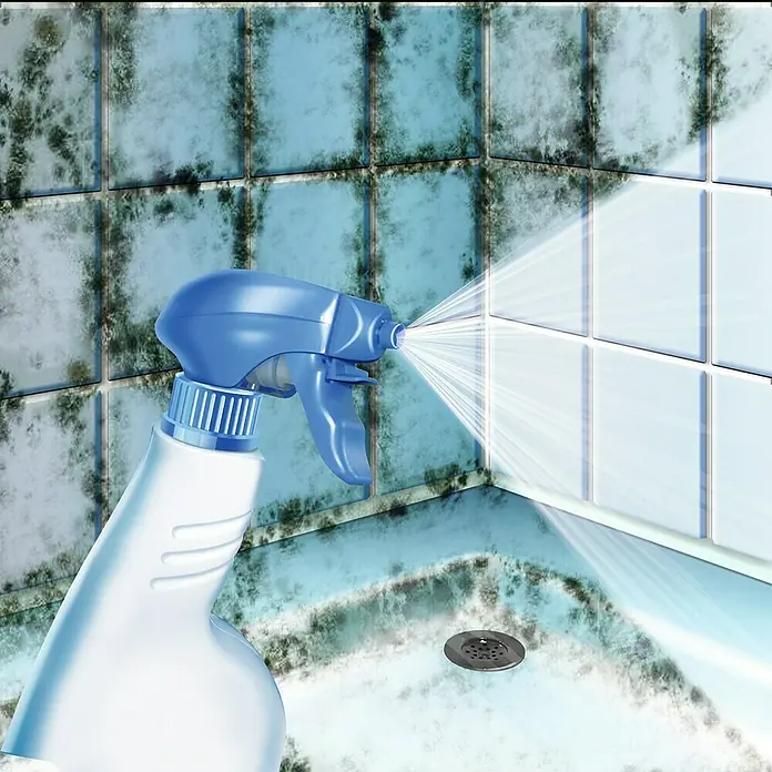 MEM Schimmelvernichter - 500 ml - Sprühflasche mit Reinigungsmittel gegen Schimmel, um Fliesen und Bad sauber zu halten. Effektive Schimmelentfernung im Badezimmer.