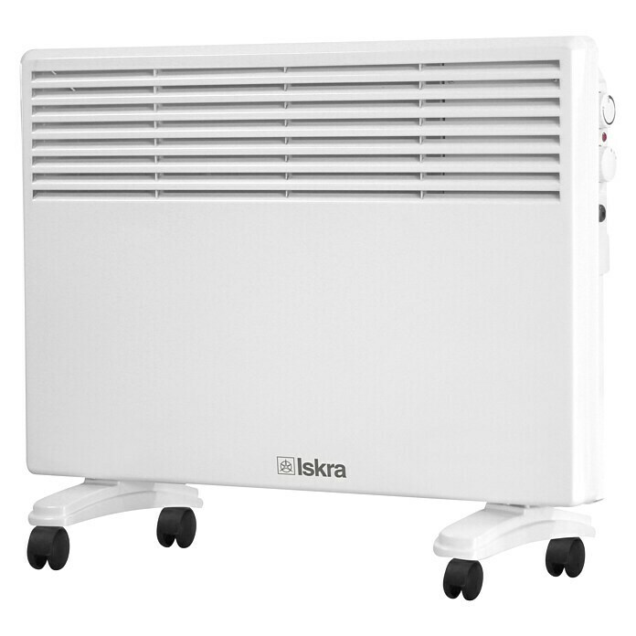 Iskra Konvektor PN15001.500 W, 65,5 x 12 x 50 cm, Weiß Diagonal View