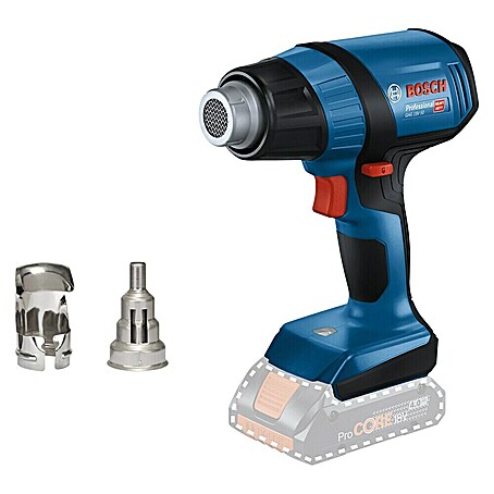 Bosch Professional AMPShare 18V Akku-Heißluftgebläse GHG18V-50 (18 V, Ohne Akku, Temperaturbereich: 300 °C - 500 °C, Karton)