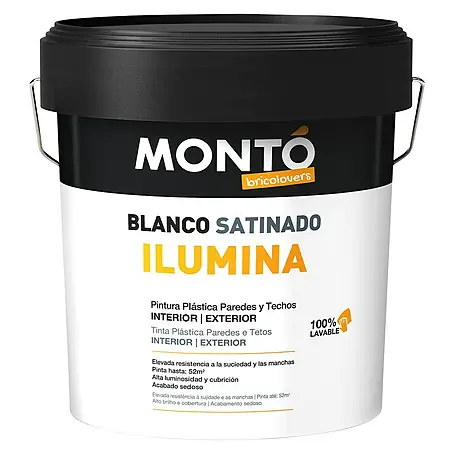 Montó Bricolovers Pintura para paredes y techos Ilumina