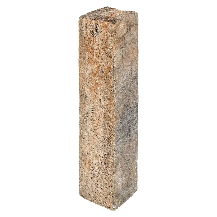 Diephaus Stamford Palisade - 12,5 x 15 x 75 cm, Muschelkalk, Beton - Dieser Granitpfosten mit seiner rauen Textur und den warmen Farbtönen ist ein dekoratives Element für den Garten- und Landschaftsbau.