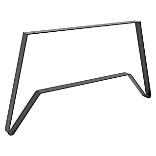 Tischgestell (L x B x H: 5 x 77 x 40 cm, Traglast: 75 kg, Stahl)