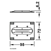 Häfele Zargenbefestiger Startec Frame Fix (Geeignet für: Holzzargen, Passend für: Wandstärke 125 – 165 mm, 6 Stk.) | BAUHAUS