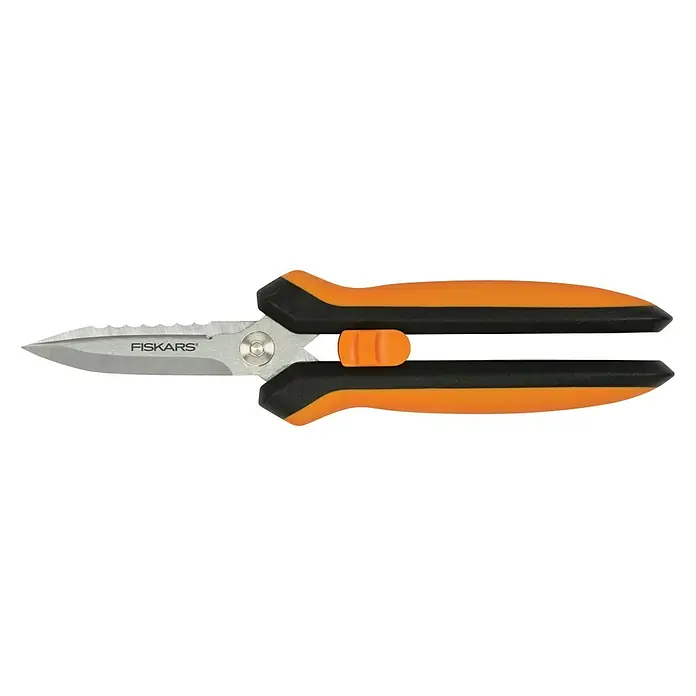 Fiskars Solid Mehrzweck-Schere SP320 - Länge: 20,6 cm - Die Fiskars Kräuterschere: Präzisionswerkzeug zum einfachen Schneiden und Ernten von Kräutern im Garten oder in der Küche.